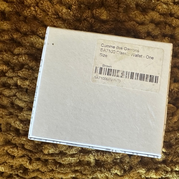 NWT Comme des Garcons Brown Leather Wallet (SA7100) - Picture 6 of 6